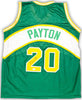 Seattle Supersonics Gary Payton Autographed Green Jersey JSA Stock #215724
