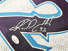 Utah Jazz Karl Malone Autographed White Jersey JSA Stock #215763