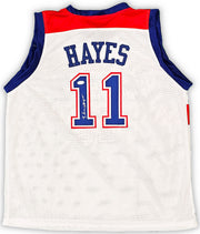 Washington Bullets Elvin Hayes Autographed White Jersey JSA Stock #215702