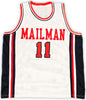Team USA Karl Malone Autographed White Jersey JSA Stock #215759