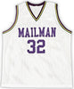 Utah Jazz Karl Malone Autographed White Jersey JSA Stock #215758
