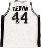 San Antonio Spurs George Gervin Autographed White Jersey "Iceman" JSA Stock #215713