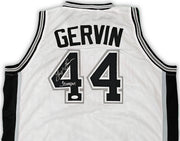 San Antonio Spurs George Gervin Autographed White Jersey "Iceman" JSA Stock #215713