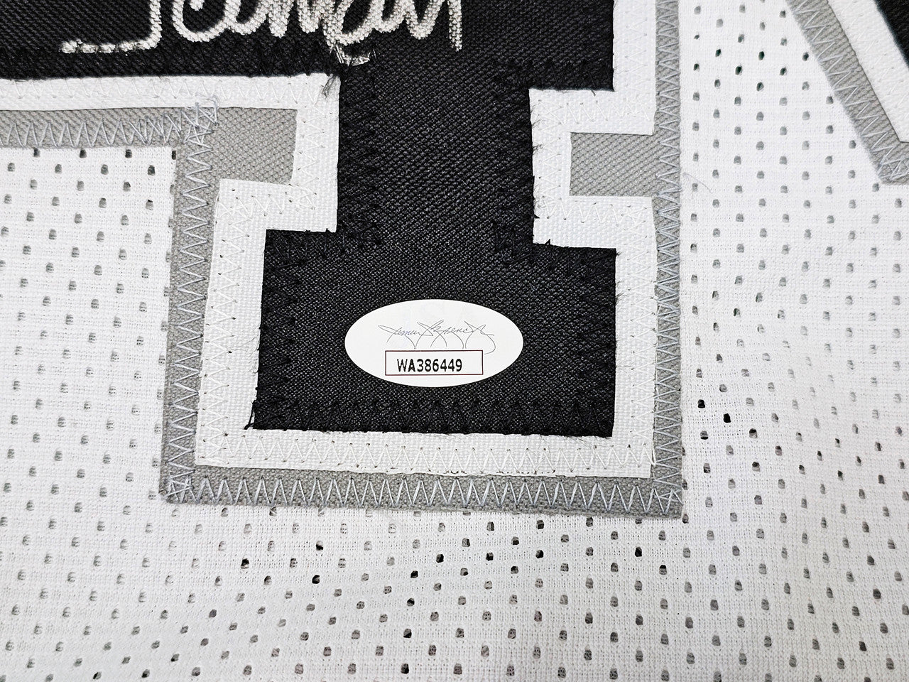 San Antonio Spurs George Gervin Autographed White Jersey "Iceman" JSA Stock #215713