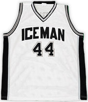 San Antonio Spurs George Gervin Autographed White Jersey "Iceman" JSA Stock #215713