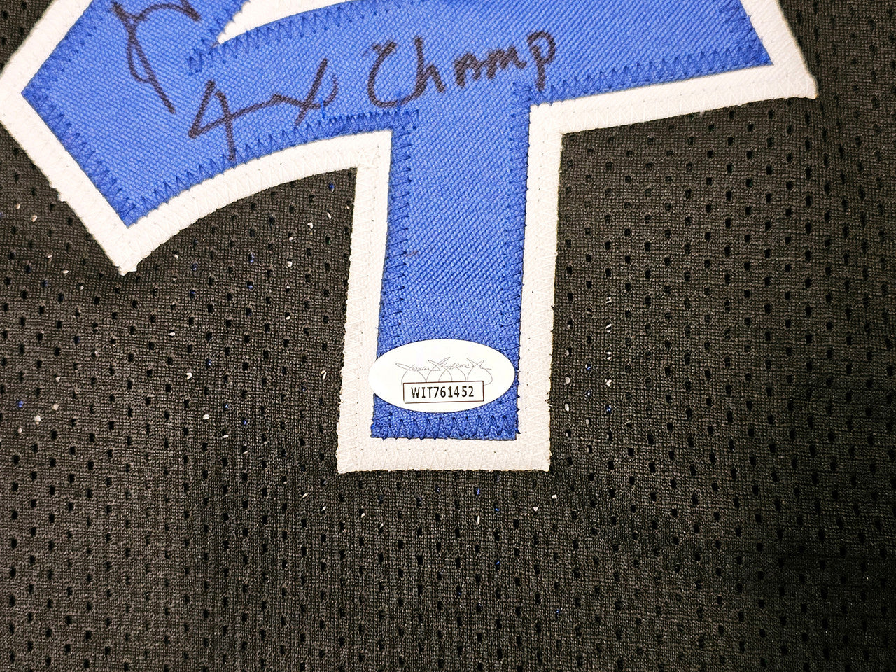 Orlando Magic Horace Grant Autographed Black Jersey "4x Champs" JSA Stock #215708