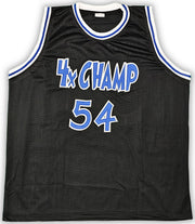 Orlando Magic Horace Grant Autographed Black Jersey "4x Champs" JSA Stock #215708