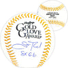 Scott Rolen Autographed Official Gold Glove Logo MLB Baseball St. Louis Cardinals "8X GG" Beckett BAS Witness Stock #215685