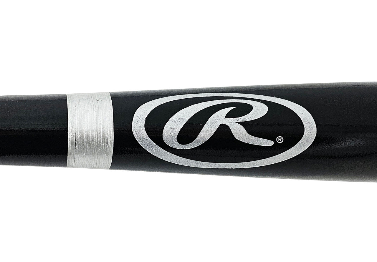Wander Franco Autographed Black Rawlings Pro Bat Tampa Bay Rays JSA Stock #215881