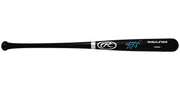 Wander Franco Autographed Black Rawlings Pro Bat Tampa Bay Rays JSA Stock #215881