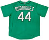 Seattle Mariners Julio Rodriguez Autographed Teal Nike Jersey Size XL JSA Stock #215867