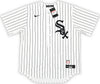 Chicago White Sox Frank Thomas Autographed White Pinstripes Nike Jersey Size L Beckett BAS Witness Stock #215872