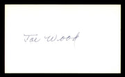 Joe Wood Autographed 3x5 Index Card Boston Red Sox SKU #243346