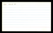 Joe Wood Autographed 3x5 Index Card Boston Red Sox SKU #243346