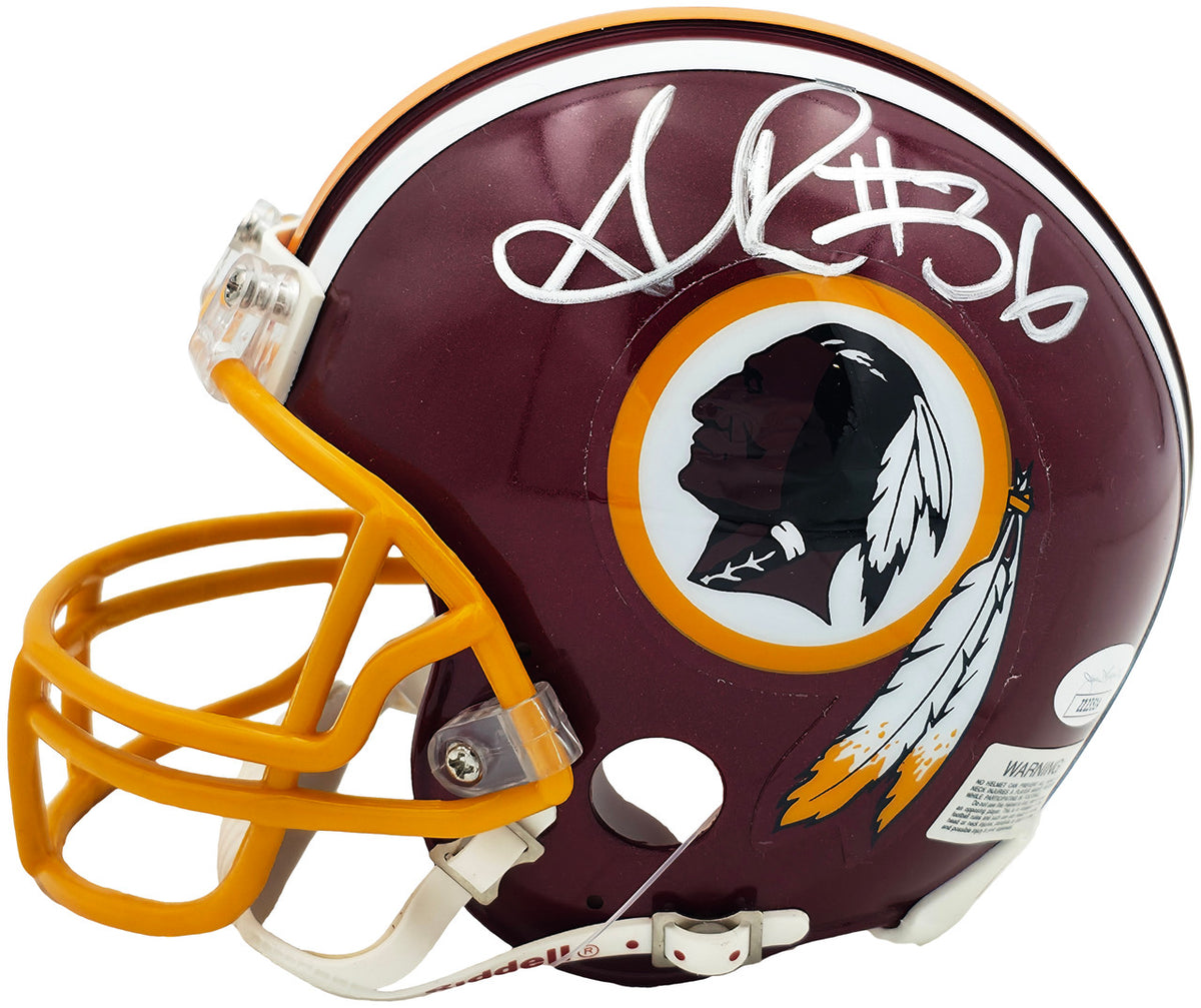 Sean Taylor Autographed Washington Redskins Maroon Red Mini Helmet JSA #ZZ23514