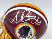 Sean Taylor Autographed Washington Redskins Maroon Red Mini Helmet JSA #ZZ23514