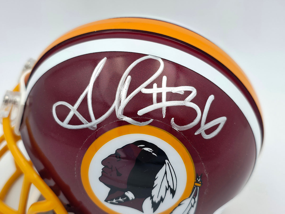 Sean Taylor Autographed Washington Redskins Maroon Red Mini Helmet JSA #ZZ23514