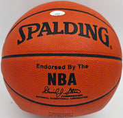Shawn Kemp Autographed Official NBA Leather Basketball Seattle Supersonics (Flat) JSA #AZ56123