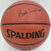 Buck Williams Autographed Official NBA Leather Basketball New Jersey Nets JSA #AZ56115