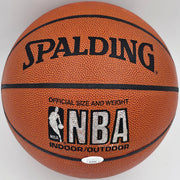 Sam Jones Autographed Official NBA Leather Basketball Boston Celtics "HOF 83" JSA #AV29201