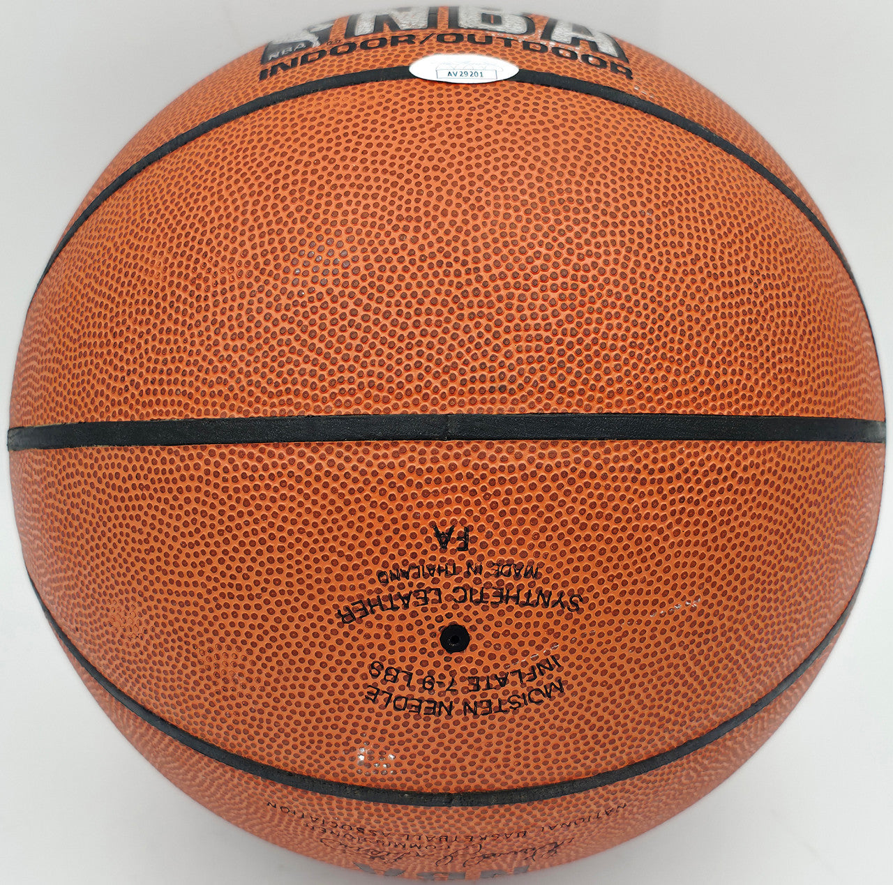 Sam Jones Autographed Official NBA Leather Basketball Boston Celtics "HOF 83" JSA #AV29201