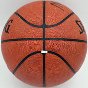 Moses Malone Autographed Official NBA Leather Basketball Philadelphia 76ers, Houston Rockets JSA #AV29209