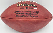 Steve Largent Autographed Official NFL Leather Football Seattle Seahawks (Flat) MCS Holo #87150