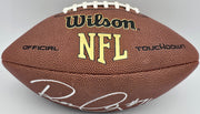 Russell Okung Autographed Official NFL Leather Football Seattle Seahawks (Flat) MCS Holo #64072
