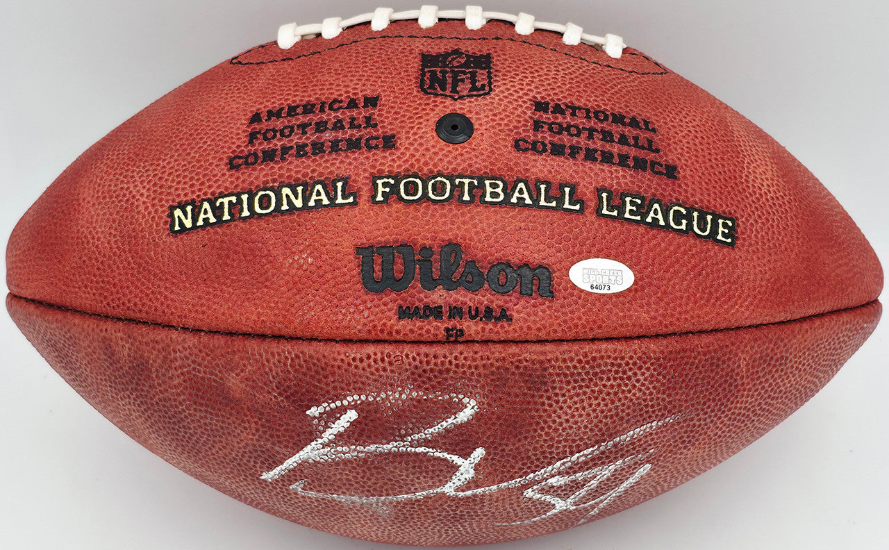 Bobby Wagner Autographed Official NFL Leather Game Football Seattle Seahawks MCS Holo #64073