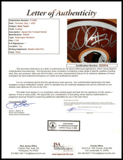 Sean Taylor Autographed Washington Redskins Maroon Red Mini Helmet JSA #ZZ23514