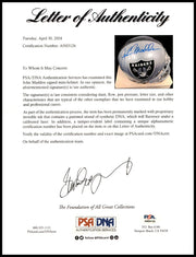 John Madden Autographed Oakland Raiders Silver Mini Helmet PSA/DNA #AN03126