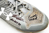Gunnar Henderson Autographed Grey Under Armour Yard MT Game Used Rookie Cleats Baltimore Orioles "AL ROY 23 Game Used" Dual Signed Beckett BAS QR #1W492691 & #1W492692