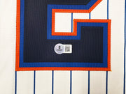 New York Mets Juan Soto Autographed White Nike Jersey Size L Beckett BAS QR Stock #242671