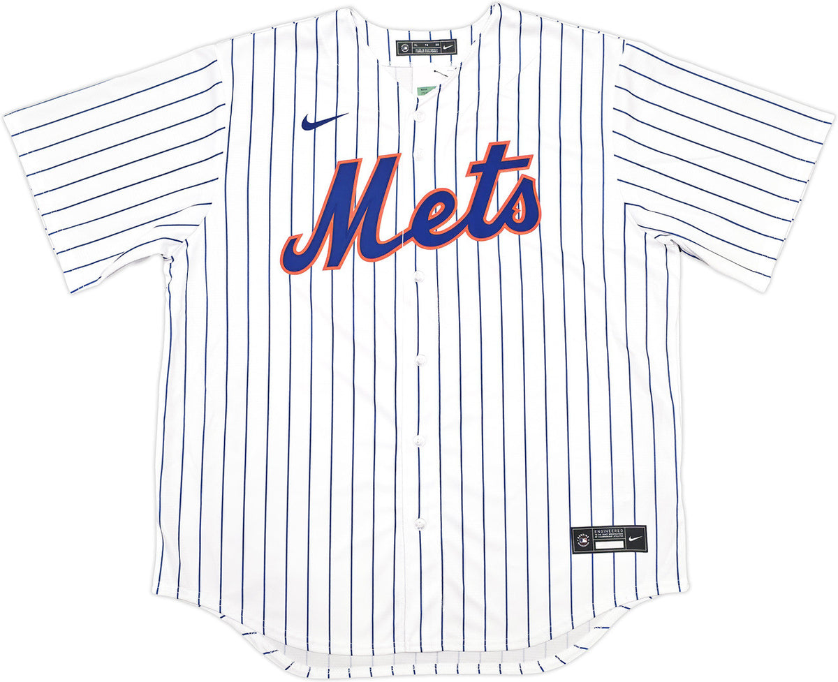 New York Mets Juan Soto Autographed White Nike Jersey Size XL Beckett BAS QR Stock #242672