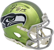 Ernest Jones IV Autographed Seattle Seahawks Flash Green Speed Mini Helmet MCS Holo Stock #242557