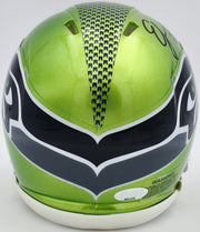 Ernest Jones IV Autographed Seattle Seahawks Flash Green Speed Mini Helmet MCS Holo Stock #242557