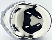 Michael Penix Jr. Autographed Atlanta Falcons Black Speed Mini Helmet Beckett BAS Witness Stock #242576
