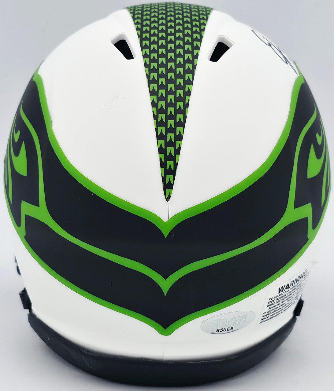 Ernest Jones IV Autographed Seattle Seahawks Lunar Eclipse White Speed Mini Helmet MCS Holo Stock #242555