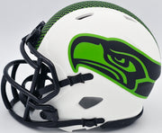 Ernest Jones IV Autographed Seattle Seahawks Lunar Eclipse White Speed Mini Helmet MCS Holo Stock #242555