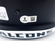 Michael Penix Jr. Autographed Atlanta Falcons 2020 Alternate Black Full Size Speed Replica Helmet Beckett BAS Witness Stock #242567