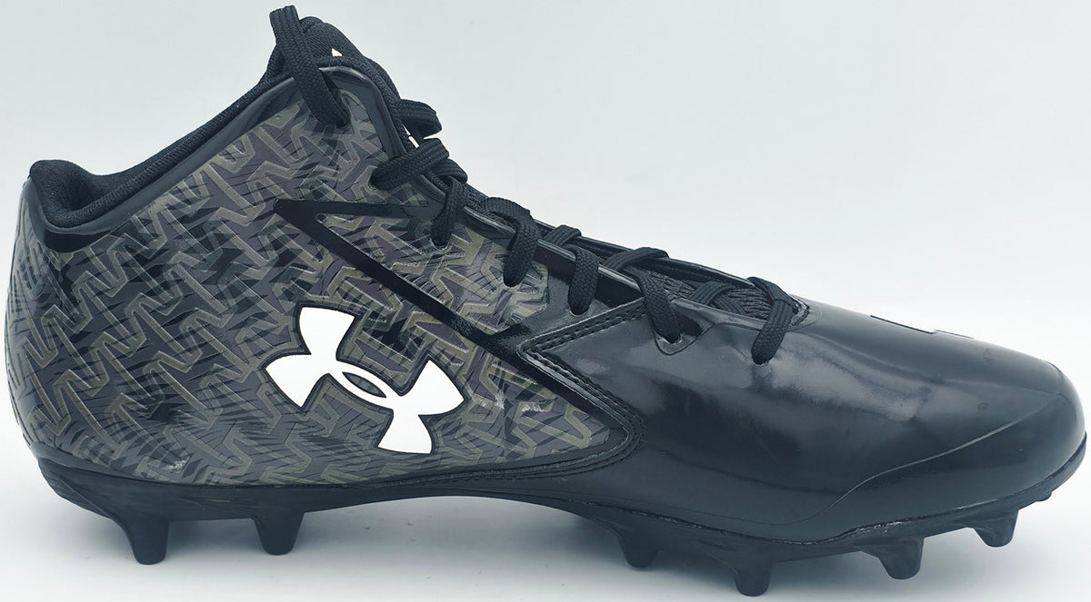 Ernest Jones IV Autographed Pair of Black Under Armour Cleats Seattle Seahawks Size 10 MCS Holo Stock #242564