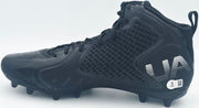 Michael Penix Jr. Autographed Pair of Black Under Armour Team Fierce MC Cleats Atlanta Falcons Size 13 Beckett BAS Witness Stock #242579