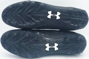 Michael Penix Jr. Autographed Pair of Black Under Armour Team Fierce MC Cleats Atlanta Falcons Size 13.5 Beckett BAS Witness Stock #242580