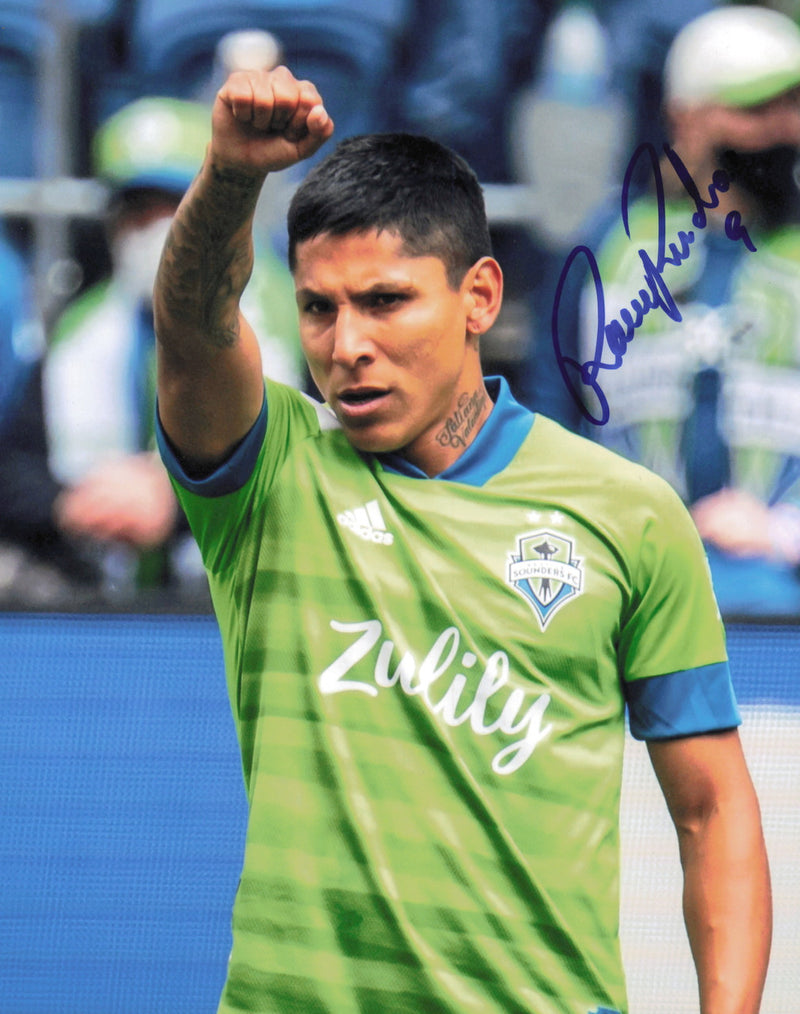 Raul Ruidiaz Autographed 8x10 Photo Seattle Sounders SKU #244065