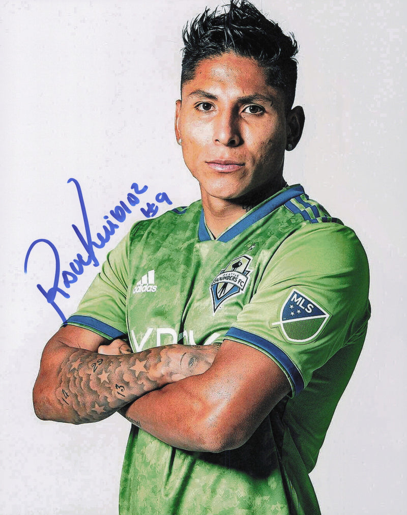 Raul Ruidiaz Autographed 8x10 Photo Seattle Sounders SKU #244067