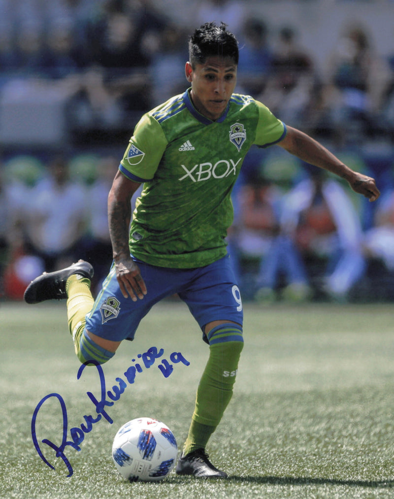 Raul Ruidiaz Autographed 8x10 Photo Seattle Sounders SKU #244068