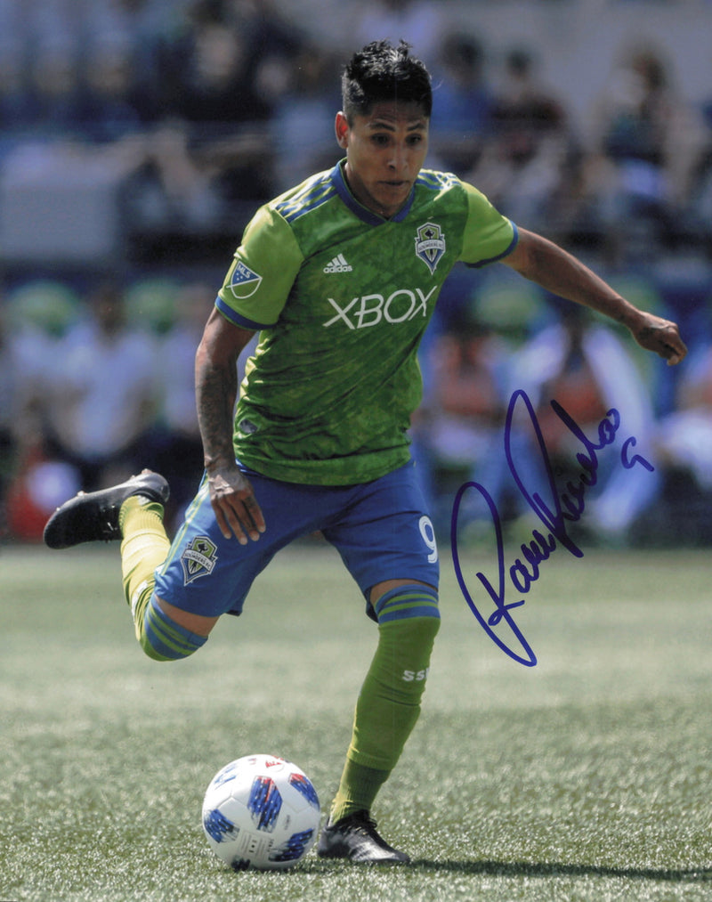 Raul Ruidiaz Autographed 8x10 Photo Seattle Sounders SKU #244075