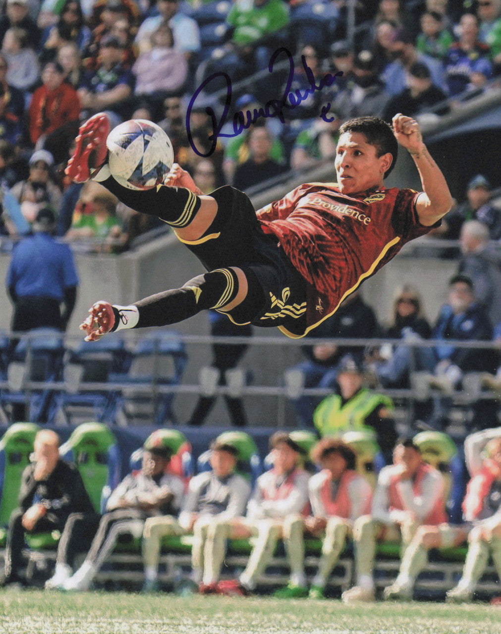 Raul Ruidiaz Autographed 8x10 Photo Seattle Sounders SKU #244087