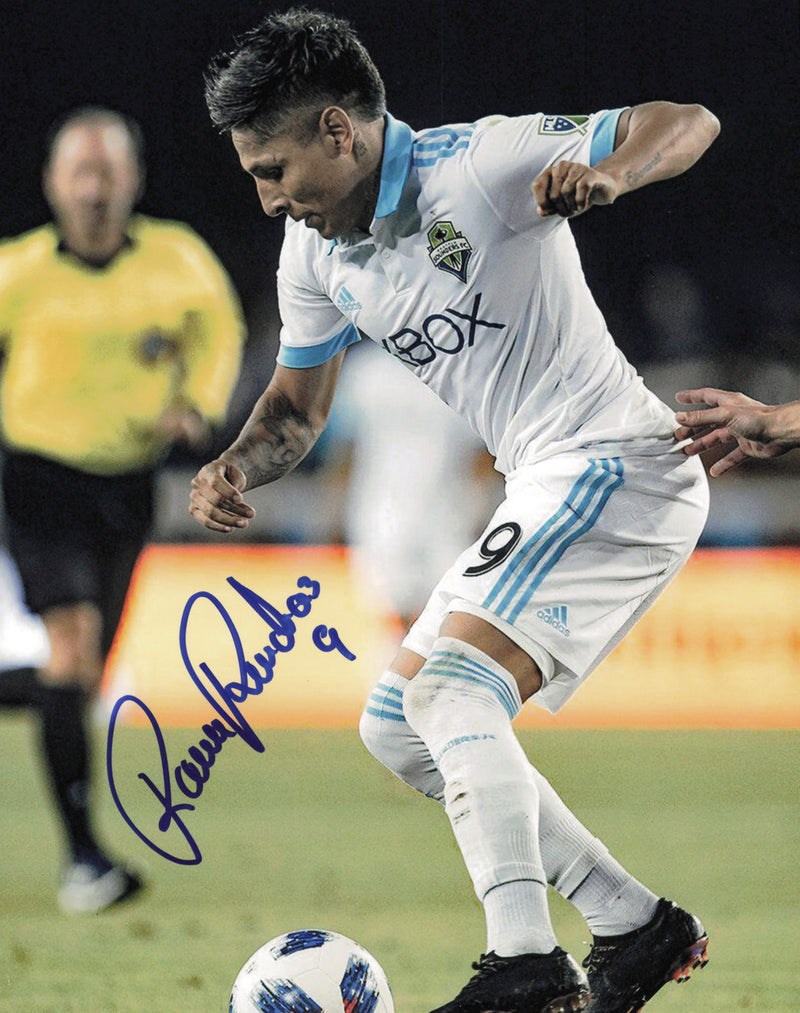 Raul Ruidiaz Autographed 8x10 Photo Seattle Sounders SKU #244089