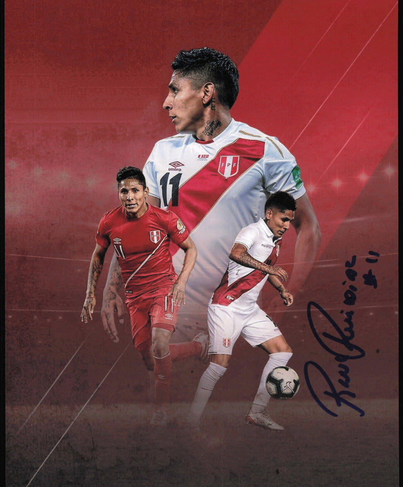 Raul Ruidiaz Autographed 8x10 Photo Peru National Football Team SKU #244098